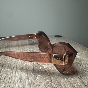 Burgundy Dolce & Gabbana sunglasses